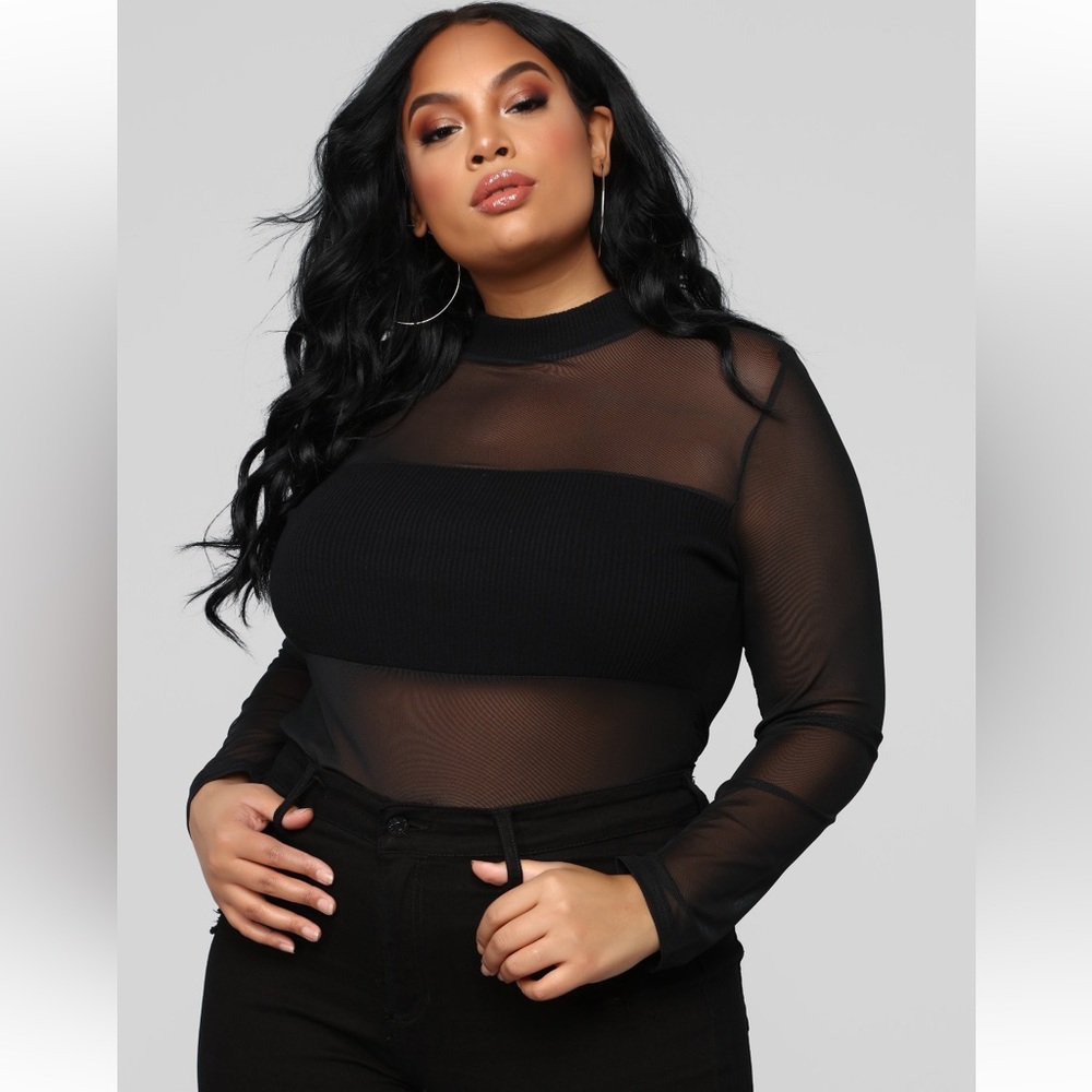 Fashion Nova Mesh Top